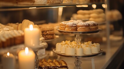 A refined patisserie with delicate pastries and an old-world ambiance