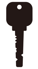 シンプルな鍵のベクターイラスト