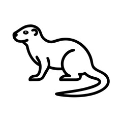 Obraz premium otter icon 