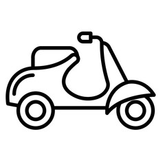 Scooter Vector Icon
