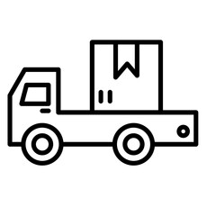 Logistics Delivery Vector Icon