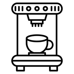 Coffee Machine Vector Icon