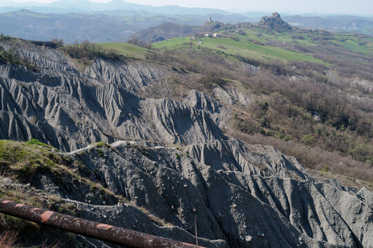 Sandstone gullies in Italy