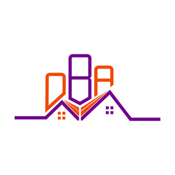 OBA Real State logo design, OBA simple and modern logo. OBA luxurious alphabet design