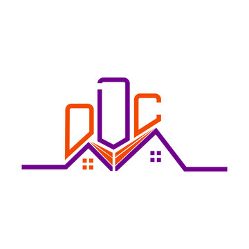 ODC Real State logo design, ODC simple and modern logo. ODC luxurious alphabet design