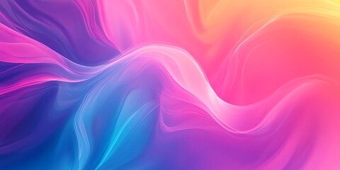 Obraz premium Abstract colorful waves flowing background