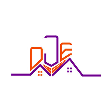 OJE Real State logo design, OJE simple and modern logo. OJE luxurious alphabet design