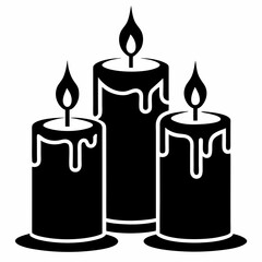 candle holder vector