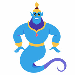 cartoon illustration of a boy with a star