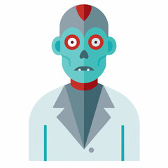 set of funny cartoon businessman