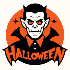 vector illustration of a halloween monster