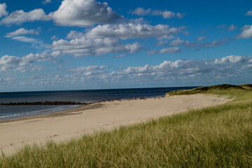 Am Strand von Blavand in Dänemark