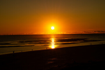 Am Strand von Blavand in Dänemark