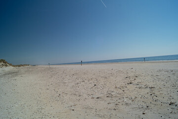 Am Strand von Blavand in Dänemark