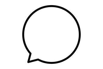 Speech Bubble, Blank Text Box, Communication Icon