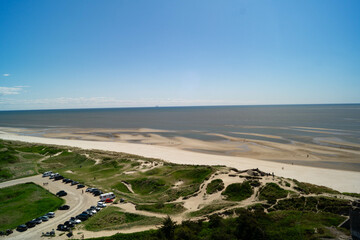 Am Strand von Blavand in Dänemark