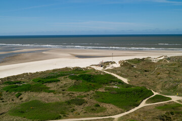 Am Strand von Blavand in Dänemark