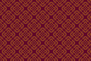 Seamless pattern with hand-drawn floral motifs. Ideal for fabrics, greeting cards, and wrapping paper.