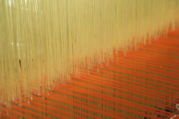 Kanchipuram silk saree weaving process