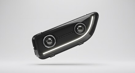 Fototapeta premium Sleek Modern Car Headlight Design: Futuristic Automotive Lighting Technology