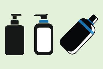 Essential Beard Care Products Vector Illustration.