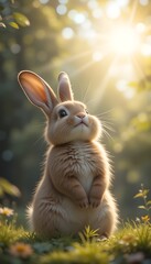 rabbit in the grass