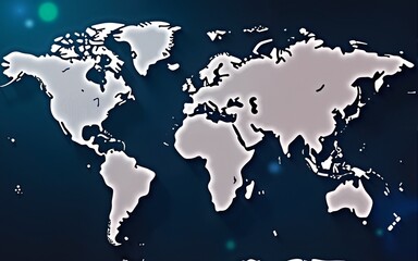 Map global logistics partnership connection of Container Cargo freight ship for Logistics Import Export background. High quality