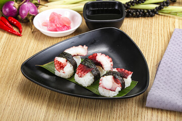 Japanese cuisine - sushi with octopus