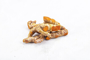 Fresh young Tumeric root heap