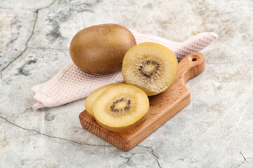 Tasty sweet yellow Kiwi fruit