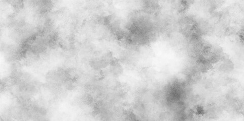 Abstract cloudy and grunge soft gray watercolor texture,  white or grey clouds with black and white stains, white background texture with puffy and cloudy smoke,  black and white background with smoke