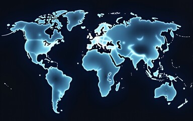 earth digital map logistic background. High quality