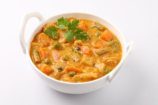 Vegetable Kurma made in coconut milk 
