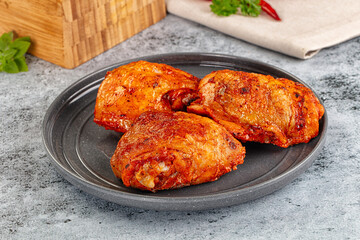 Baked marinated crispy chicken tighs