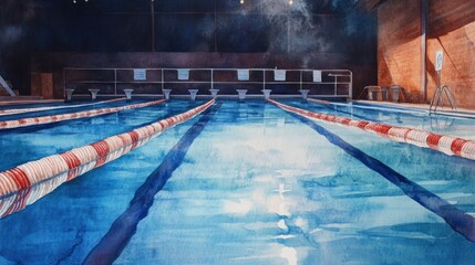 Obraz premium Interior Swimming Pool