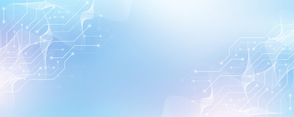 Motherboard technology abstract texture design. Creative idea AI banner concept for internet technology. Software coding. Digital concept for poster, cover, banner, header, web, presentation template.