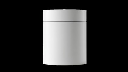 Blank white cylindrical container (1)