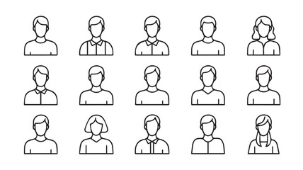 a collection of 12 different facebook_traced