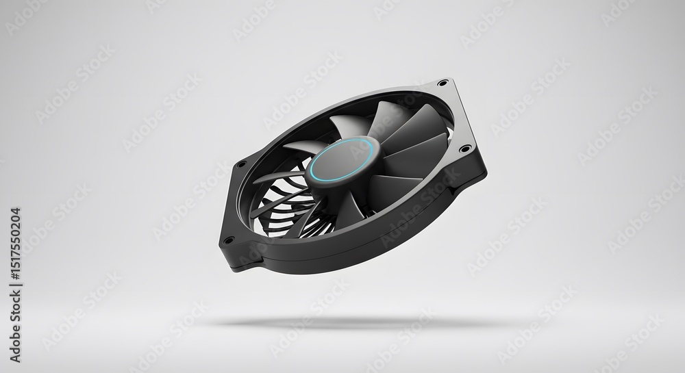 Poster high-performance computer cooling fan: advanced design for optimal thermal management