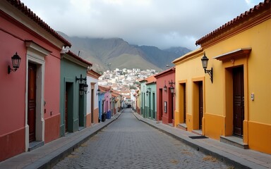 Obraz premium in south africa cape town antique muslim quarter. High quality