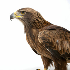 Obraz premium golden eagle isolated on white