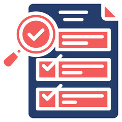 Priority Tasks solid color icon