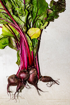 A bunch of beetroots