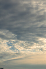 Obraz premium Dramatic Cloudscape with Overcast Sky