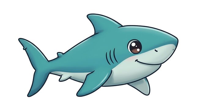 優しい海の仲間たち：デジタルイラスト