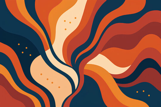 Orange Abstrack Walpaper HD