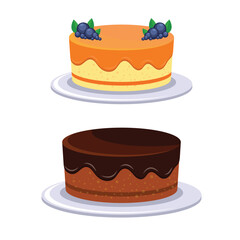 chocolate cake on a plate