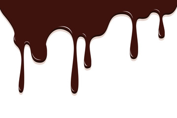 melted chocolate dripping