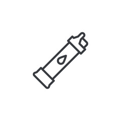 Fototapeta premium Water Filter line icon