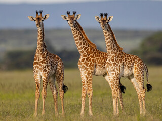 giraffe in the wild